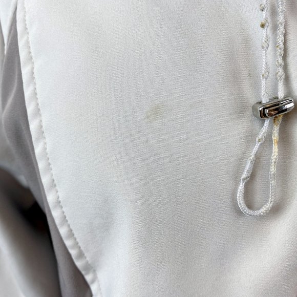 ZERO X POSUR Hooded Jacket Sz Small Light Gray Fleece Lined Outdoor Sports - Picture 6 of 11